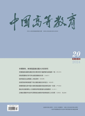 媒体同期声丨《中国高等教育》刊发校长姜斌教授署名文章