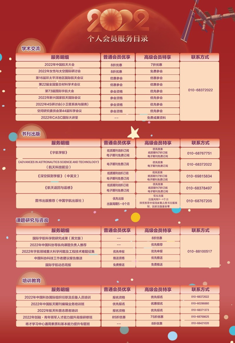 中国宇航学会小我私家会员招募通知